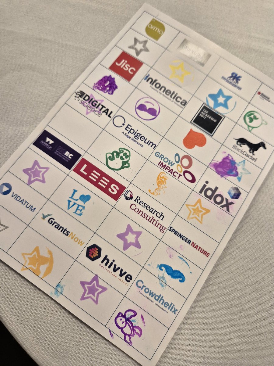 All stamps collected on my ARMA conference card! Now I can relax and enjoy the sessions 😅
#arma2024