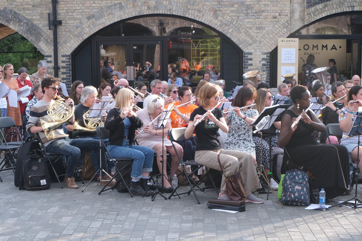 This Friday 21 June, join us on the park from 6.30pm for a glorious evening of music on a giant scale by the Big Summer Wind Ochestra &amp; Choir for #MakeMusicDay, an international festival of music-making 🎷🎶

See you there!