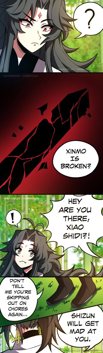 kimidoodlez's tweet image. Scum Disciple’s Self-Saving System (SVSSS AU) episode 2: Da-Shixiong.