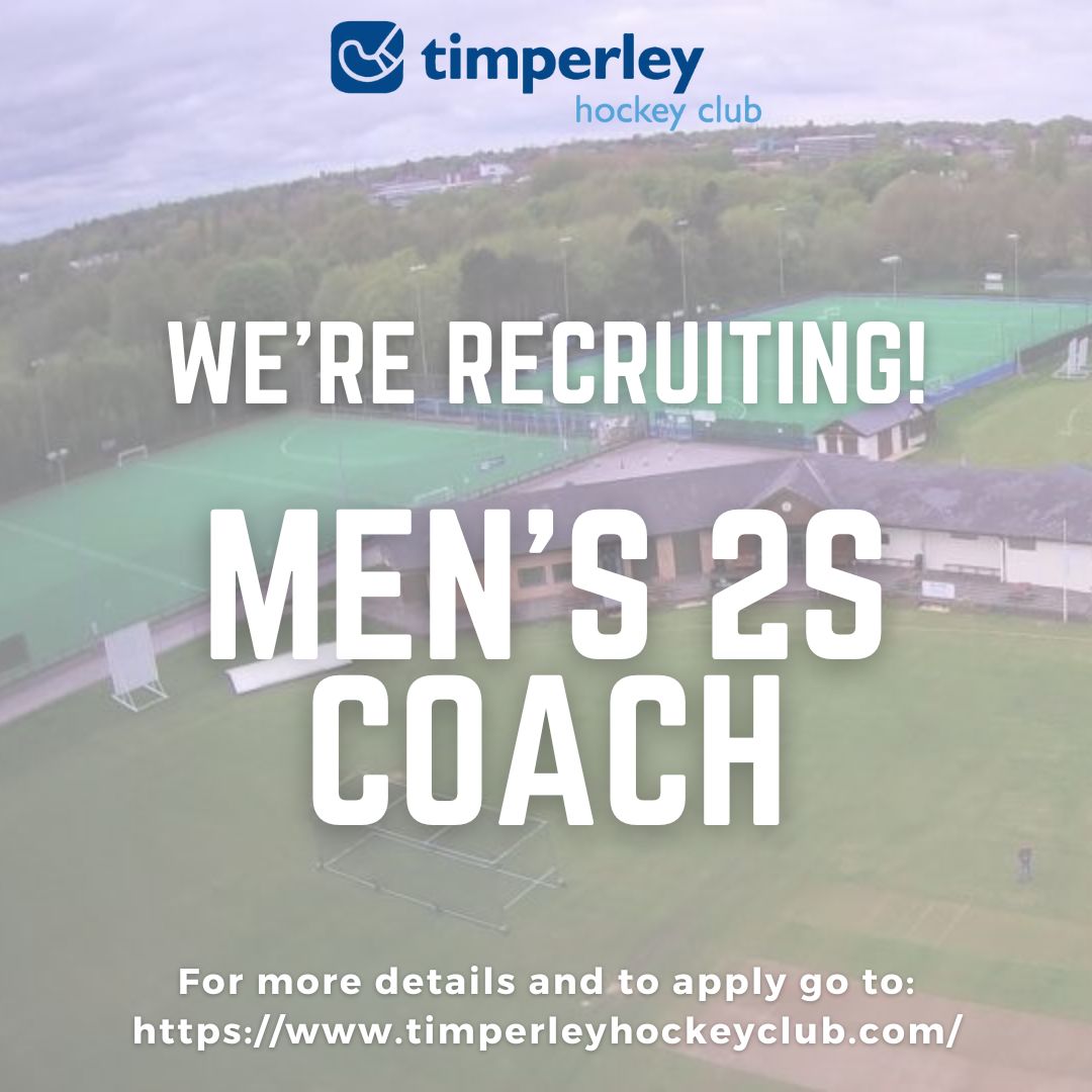 Great opportunity to join our coaching team - leading the M2s in @NWHOCKEYLEAGUE Premier Division and working with our M1's who play in Conference North.
See full details timperleyhockeyclub.com/news/exciting-…
