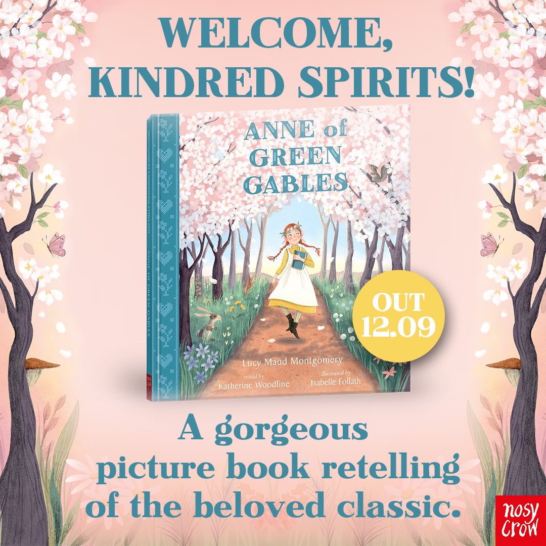 So delighted to share this! I’ve adapted one of my all-time favourite children’s books, Anne of Green Gables, for @nosycrow’s Classics series, with the most gorgeous illustrations from @isabellefollath - and here is the beautiful cover 💕