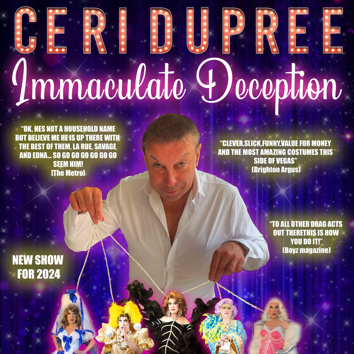 You have just 2 days left to book your tickets for Ceri Dupree, the UK’s greatest female impersonator in his new show “Immaculate Deception!” at Newbridge Memo this Friday 21st June!👗

Bar opens at 7pm, Show Starts 7:30pm✨

🎟️Book Now: newbridgememo.co.uk/events/ceri-du…