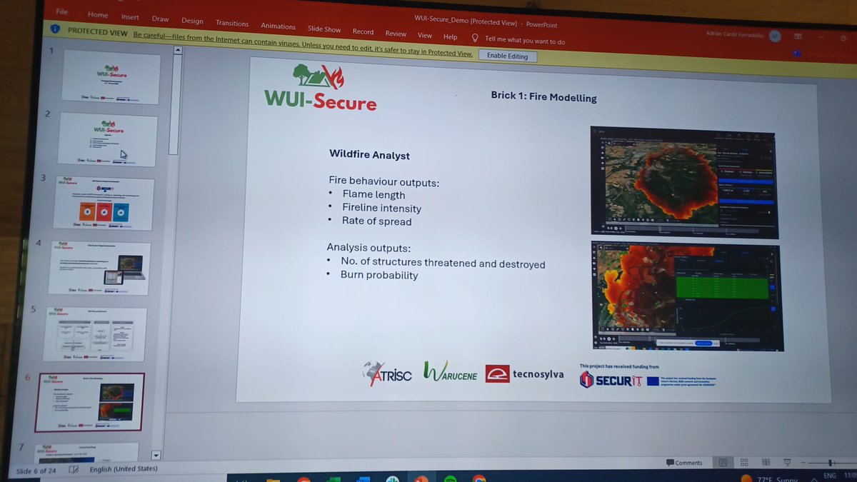 DM_Molina_T's tweet image. En CTFC Solosona, Lleida.
Demostración de un proyecto europeo. WUI-Secure ... dirigido a PYMES. Ideas emergentes.
Me toca dar una charla en unos minutos.