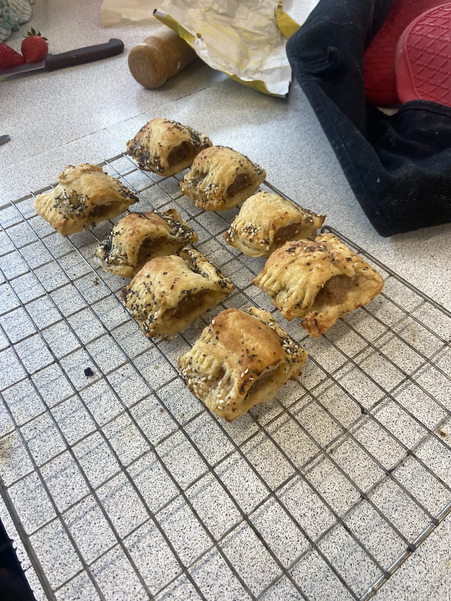 I said “no” to all the sausage roll offers but Zak’s offer of applesauce sausage rolls was too tempting! DELICIOUS! <a href="/TSAS_CEW/">TSAS - CEW - 2025</a> <a href="/tsas_norwich/">Thorpe St Andrew School and Sixth Form</a>