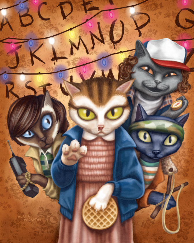 GeekyPetNFT's tweet photo. "Stranger Things" follows a group of kids in Hawkins, Indiana, who uncover dark secrets when their friend disappears.
#strangerthings #upsidedown #hawkinsindiana #demogorgon #geekypet #horrorcat #illustration #catgifts #petlover #fandom #fanart #catlover https://t.co/hrXTa08Kjy