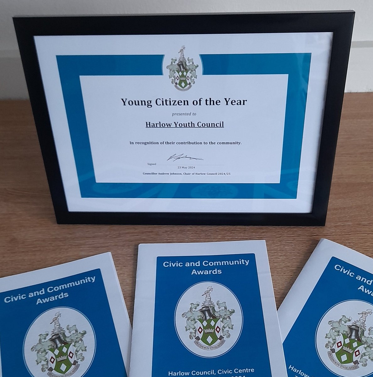 We are so pleased to have been awarded Young Citizens of the Year at the Civic Awards for our contributions to the Community