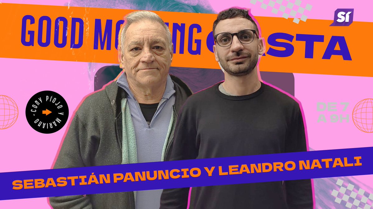 Si989's tweet photo. #GoodMorningCasta | 🗣️Dialogamos con @SebaPanuncio y con el Presidente de la delegación Rosario de APYME Leandro Natali sobre la inconstitucionalidad del RIGI: ¿Comó quedó luego del tratamiento en el Senado? 

Prendete a la Si
https://t.co/KJcI68Zf1e https://t.co/H0eEI8SBfX