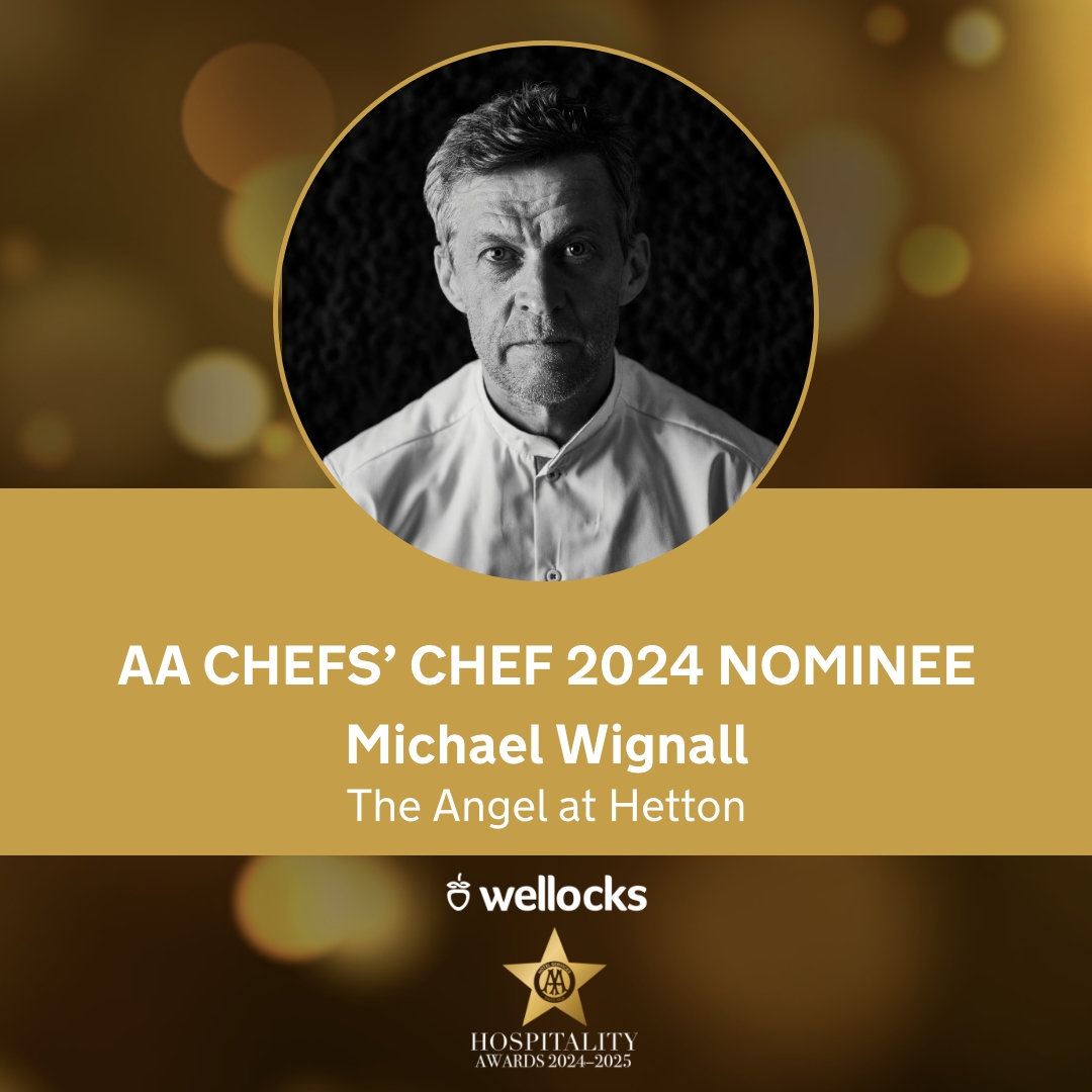 AA Hospitality (@aahospitality) on Twitter photo Congratulations <a href="/MichaelWignall_/">Michael Wignall</a> <a href="/AngelHetton/">AngelHetton</a> on being shortlisted for the AA Chefs' Chef of the Year Award 2024!👏⭐️
Find out who will be crowned Chefs' Chef 2024 at the AA Hospitality Awards on 23 September 2024.
Get your #AAawards tickets 👉 bit.ly/3wVC4ri Congratulations <a href="/MichaelWignall_/">Michael Wignall</a> <a href="/AngelHetton/">AngelHetton</a> on being shortlisted for the AA Chefs' Chef of the Year Award 2024!👏⭐️
Find out who will be crowned Chefs' Chef 2024 at the AA Hospitality Awards on 23 September 2024.
Get your #AAawards tickets 👉 bit.ly/3wVC4ri
