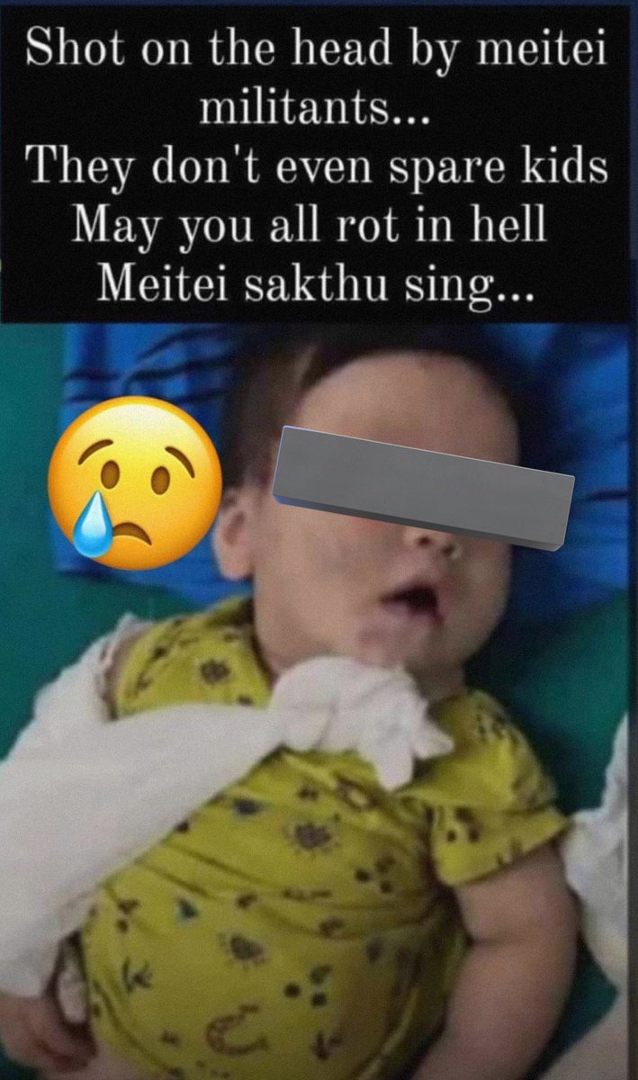 boipu_007's tweet photo. A #MeiteiHypocrites talk about #Children's as if they have sympathy for them.
The real face of #Meitei
*Tribal children's and #Infants who have been in the hands of #MeiteiAtrocities
#MeiteiWarcrime
#UnionTeritoryforKukizo
#SeparateOnlySolution https://t.co/7EX6as0FRm