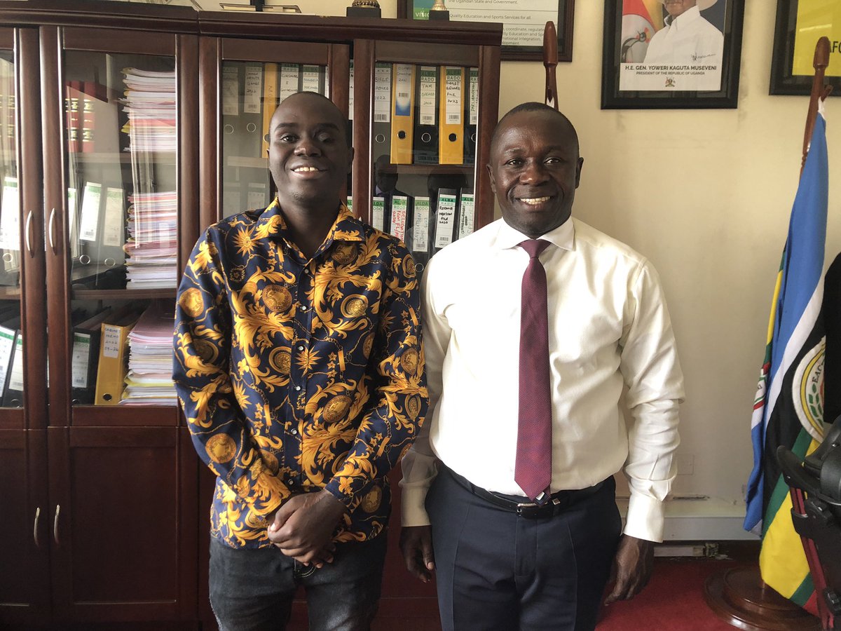 Honored to meet with Hon. <a href="/OgwangOgwang/">Peter Ogwang</a> - state minister for education and sports to share insights on blind football development in Uganda and lobby for support for the sport. 

#blindfootballuganda
