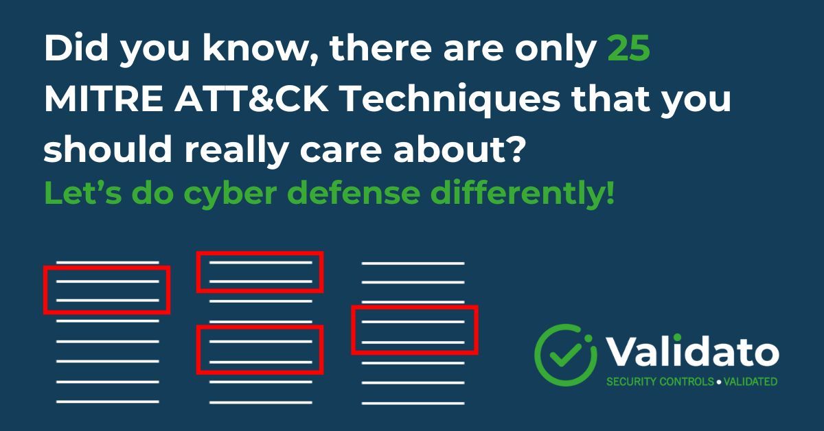 Validato1's tweet image. Hardening your defences around a few MITRE ATT&CK Techniques can significantly boost your ability to safeguard your organisations from cyber threats.
Validate your security posture against critical threats with Validato.
#cybersecurity #mitreattack #securityvalidation #cybermeme