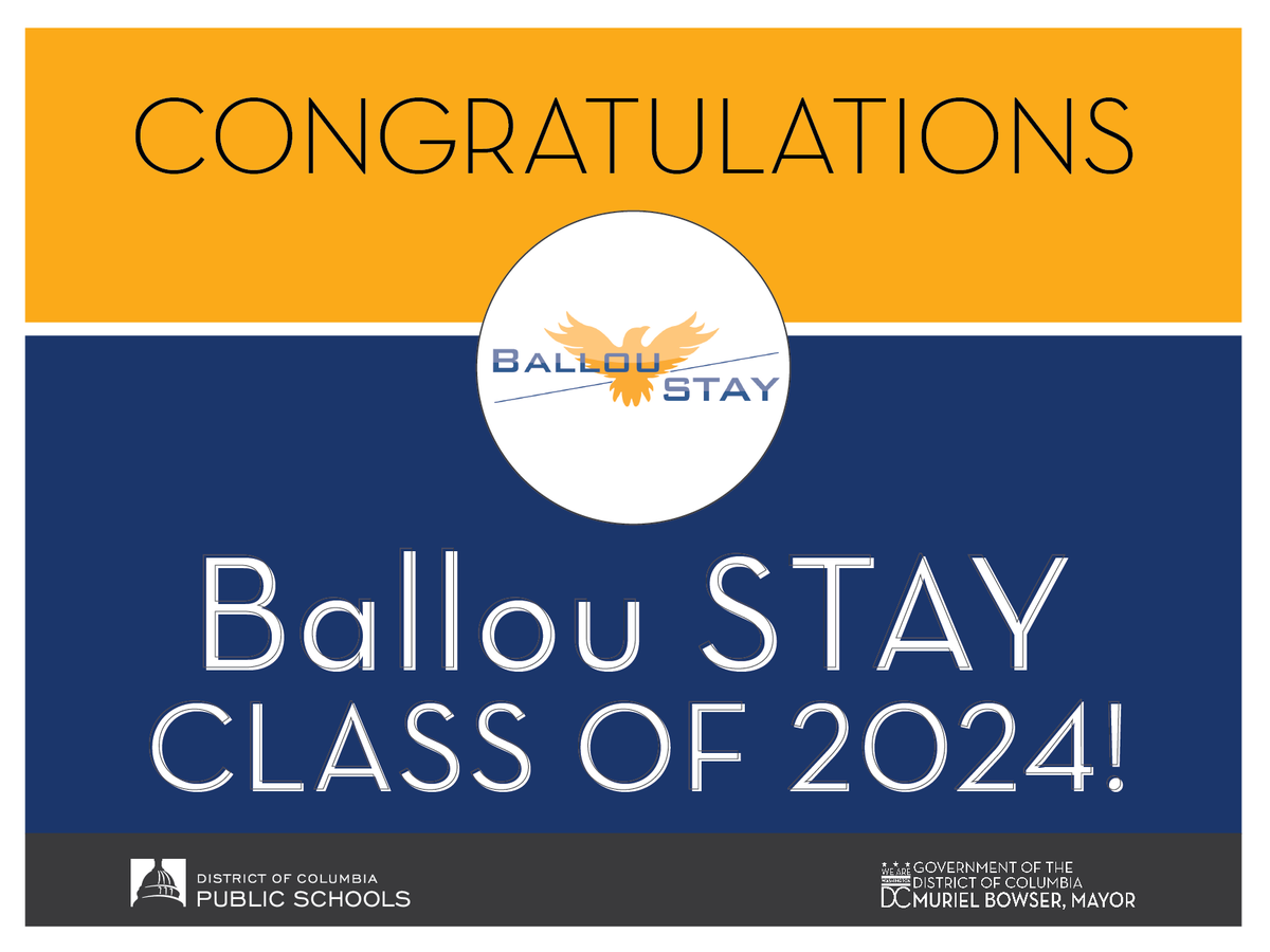 DC Public Schools (@dcpublicschools) on Twitter photo We're ready to celebrate and cheer on our seniors at Ballou STAY High School!
Stream the <a href="/BallouSTAYDC/">Ballou S.T.A.Y. Opportunity Academy</a> #DCPS2024 graduation ceremony at 8:00 a.m. here: bit.ly/dcpsballoustay… We're ready to celebrate and cheer on our seniors at Ballou STAY High School!
Stream the <a href="/BallouSTAYDC/">Ballou S.T.A.Y. Opportunity Academy</a> #DCPS2024 graduation ceremony at 8:00 a.m. here: bit.ly/dcpsballoustay…