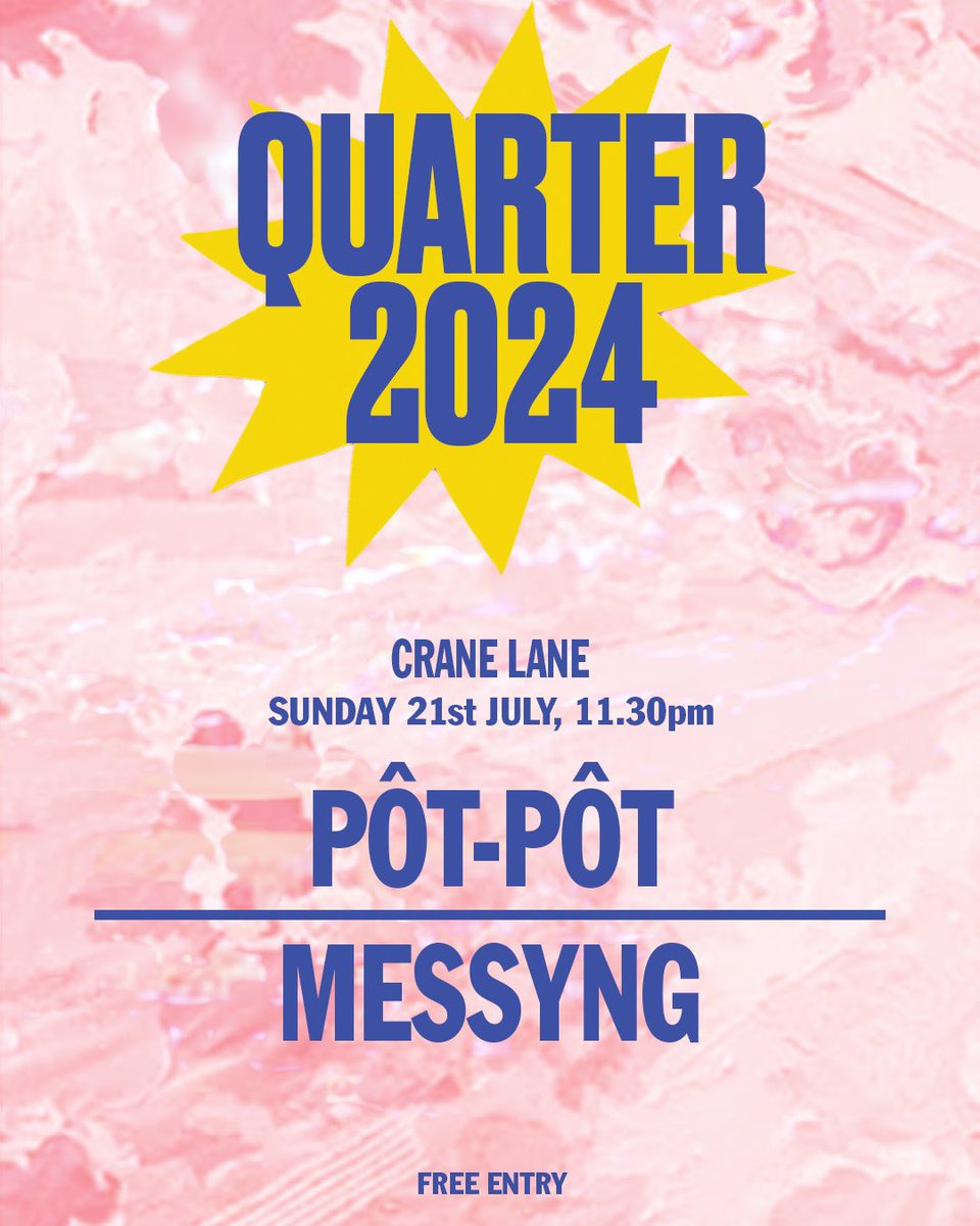 Throwing an old skool block party at @TESTSITEproject on 20th July! Tickets go on sale tomorrow at 10am!

Follow up day party at <a href="/CoughlansLive/">Coughlan's Live</a> and <a href="/CraneLane/">The Crane Lane</a> ☀️

Looking forward to getting freaky with you all!