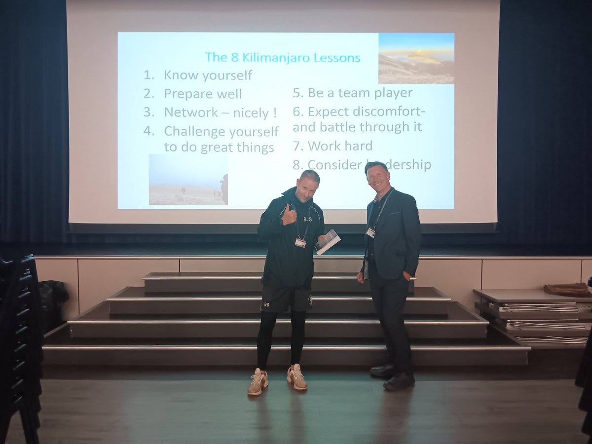 Enjoyed visiting @fernwoodsch today to talk to Year 10 about #kilimanjaro and #challenges. Very impressive place. Thanks to Mr. Smith for organising the visit.