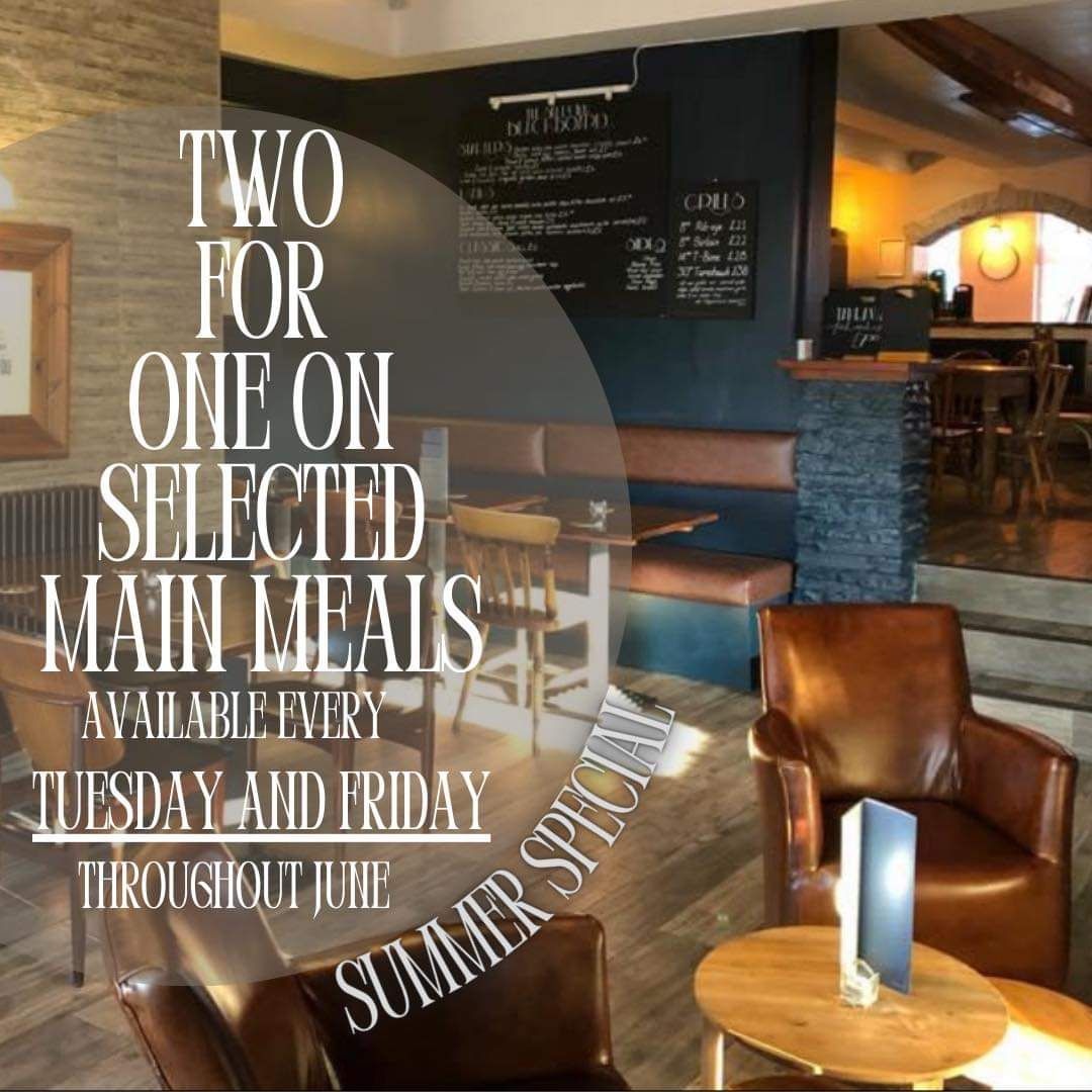 InnSully's tweet image. It's another BOGOF Tuesday here at the Inn today 🤗

Join us and buy one main meal and get the second absolutely FREE!

A deal you dont want to pass up!!