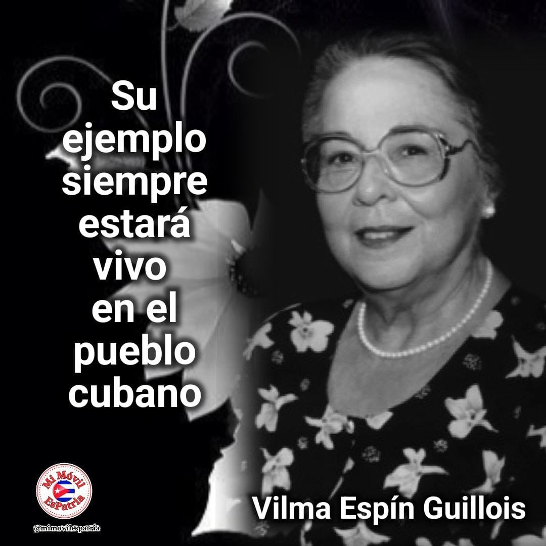 El mejor homenaje a Vilma Espín Guillois es dar continuidad a su obra. #VilmaVive #MujeresEnRevolución #PinardelRío