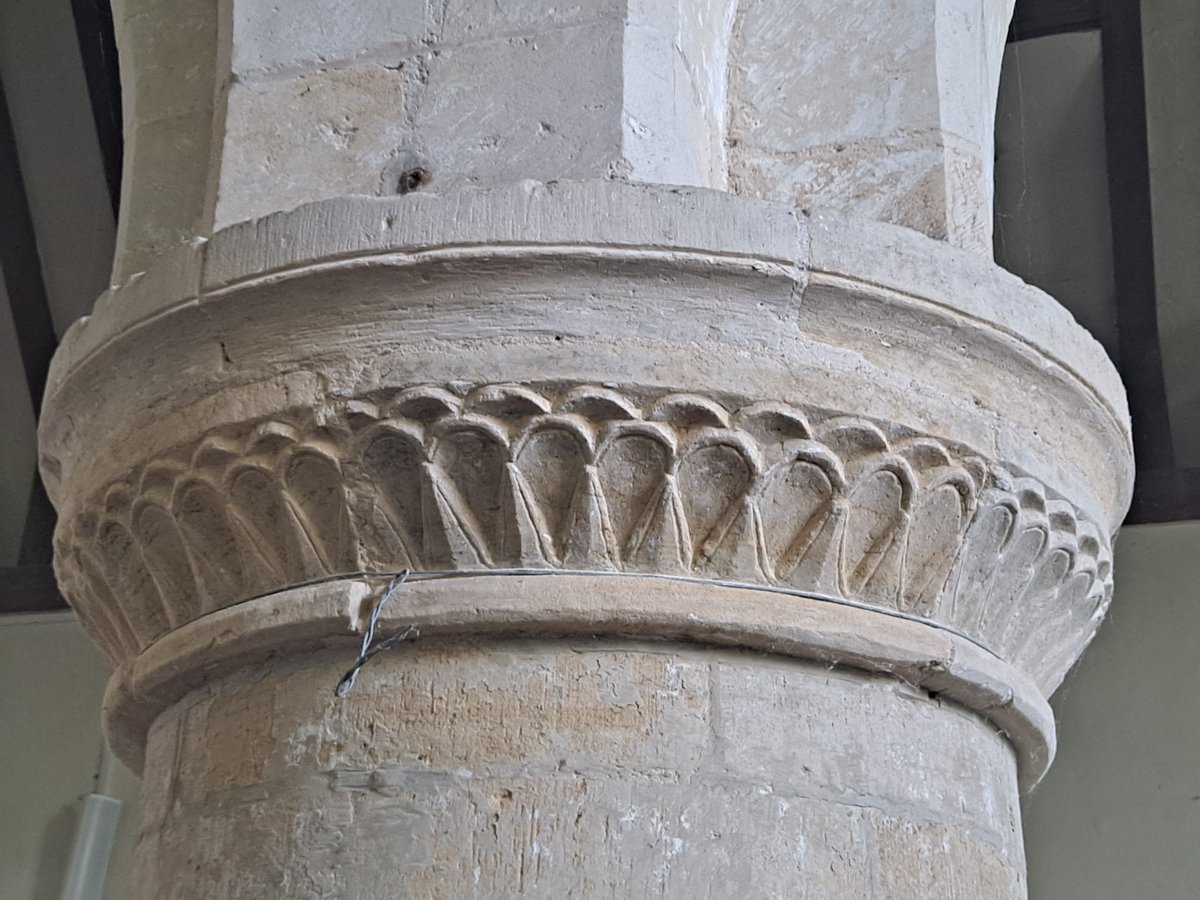 albon_deborah's tweet image. Some of the wonderful capitals at the Parish Church of All Saints, Icklesham (E. Sussex). All are different and date from the late 12th century. #stonework #churcharchitecture