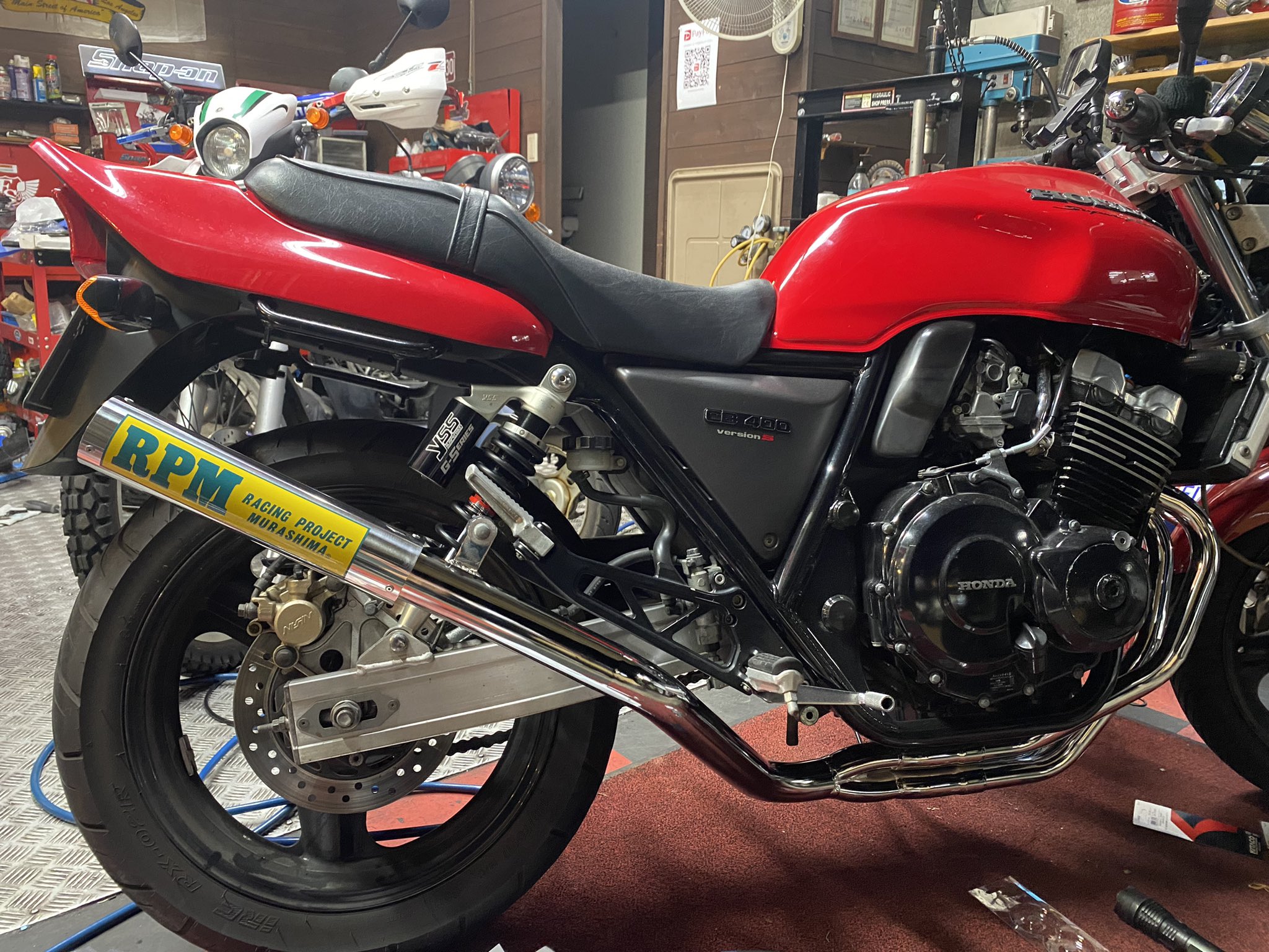 RPM│67 Racing│CB400SF STD│NC31｜ステンレスカバー RPM│67 Racing