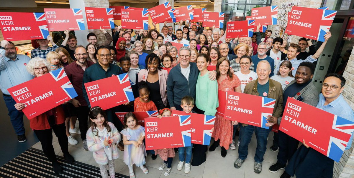 It was wonderful to have <a href="/Keir_Starmer/">Keir Starmer</a> back on home turf this weekend, among old friends, launching his re-election campaign as Labour’s MP for Holborn and St Pancras.
 
Together, we can deliver change for Britain.🌹