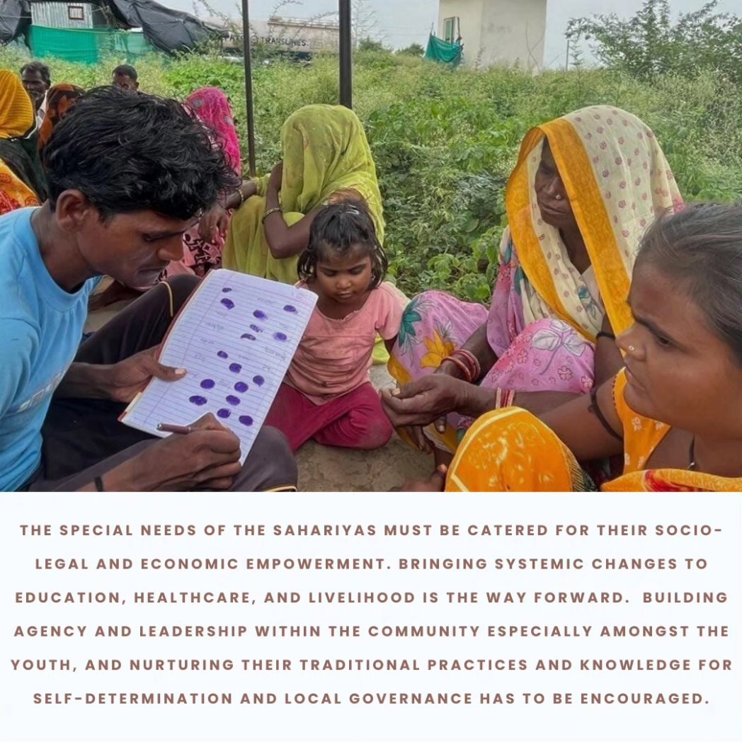 Cont.
PVTGs or Particularly Vulnerable Tribal Groups, are the most marginalized communities in our country. The Sahariyas are one such community, identified to be PVTGs by the Central Governement.
Learn more about what this means and how it affects them in the following slides!