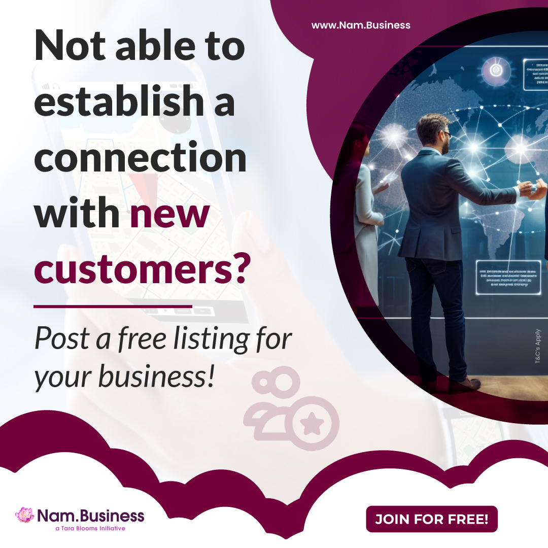 Tarablooms05's tweet image. Expand your reach and attract new customers effortlessly. Get your business noticed with a free listing on our platform.

#FreeBusinessListing #NewCustomers #IncreaseVisibility #BoostSales #tarablooms #nambusiness