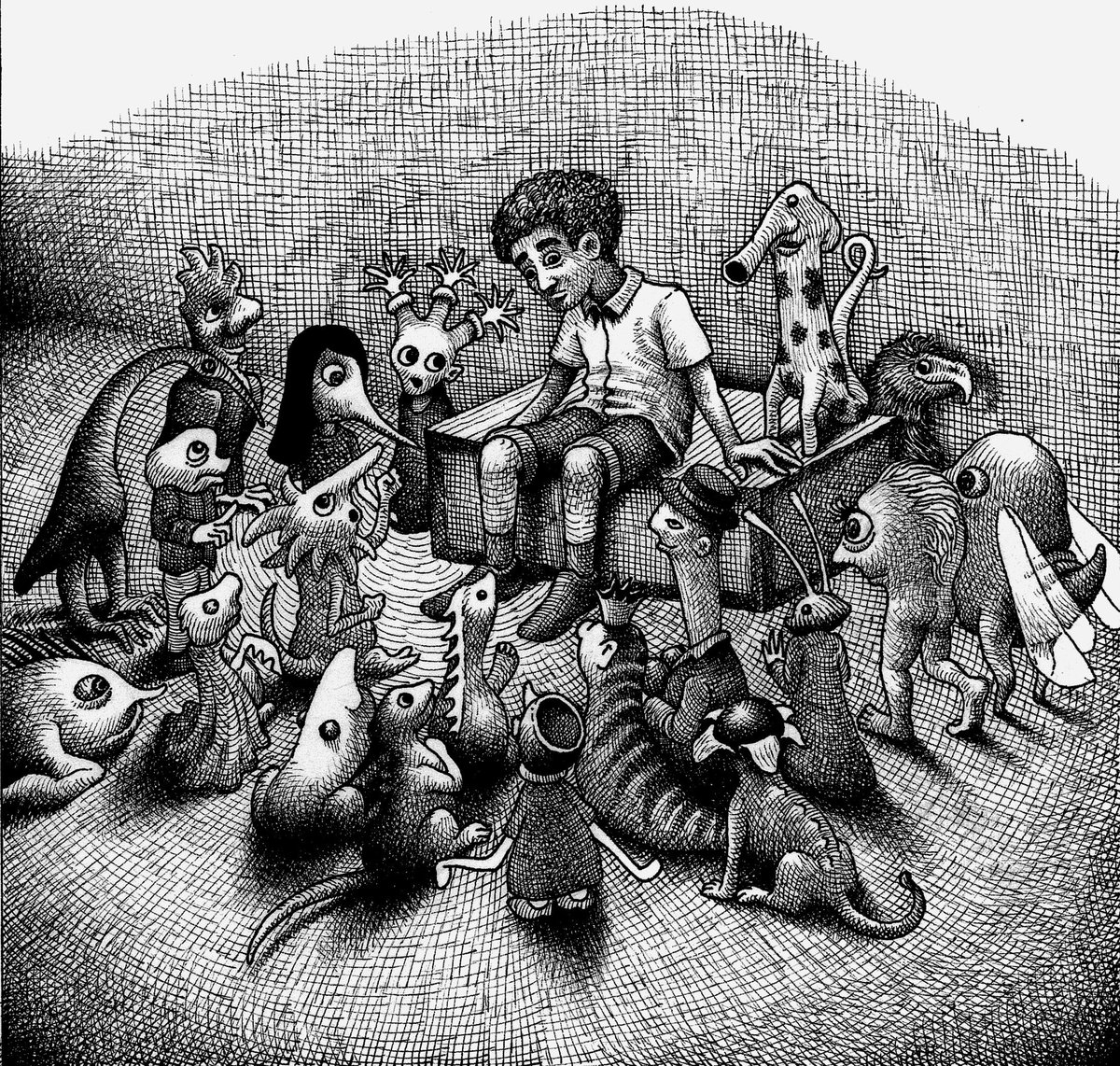basile_sn's tweet photo. J'ai fait ce dessin pour un projet de réécriture du Petit Poucet, peut être que je le finirai un jour https://t.co/U6kcyroe8X