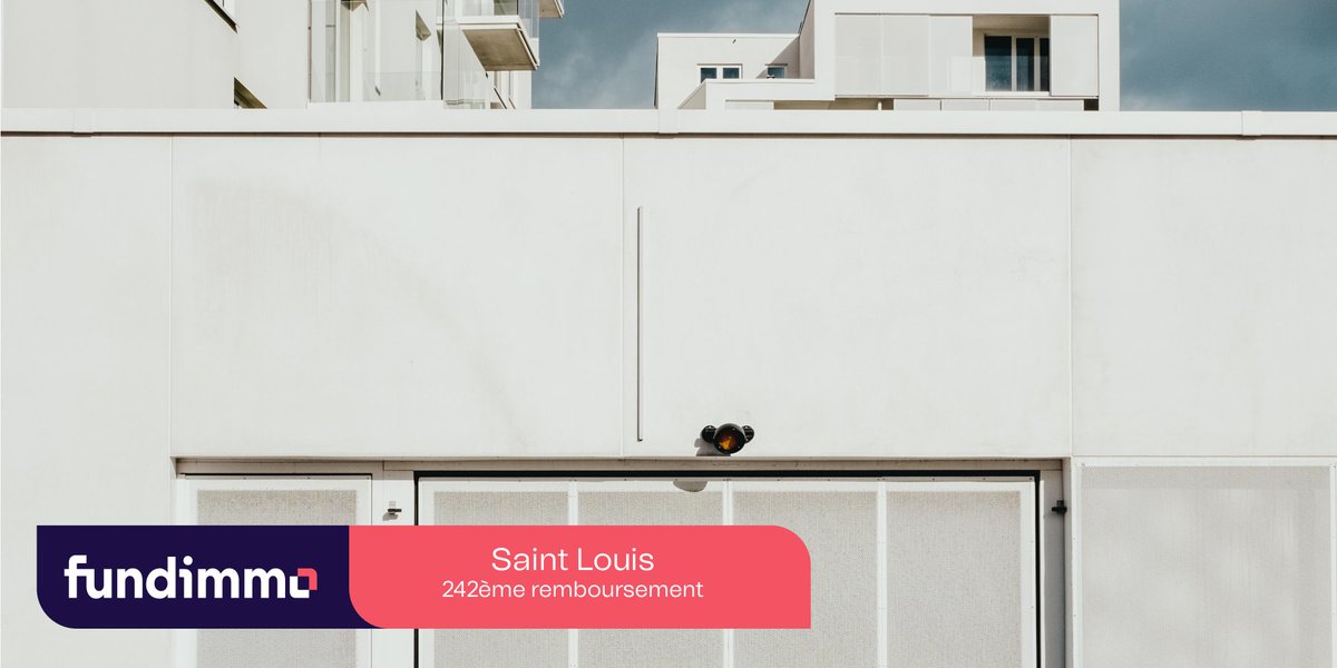 ✅ 242ème remboursement pour Fundimmo : Saint Louis

Les 136 investisseurs du projet se voient rembourser leur capital de 314.900 € et plus de 104.195 € d’intérêts bruts !

#investissement #crowdfunding #immobilier #financementparticipatif #crowdfundingimmo #detteprivée