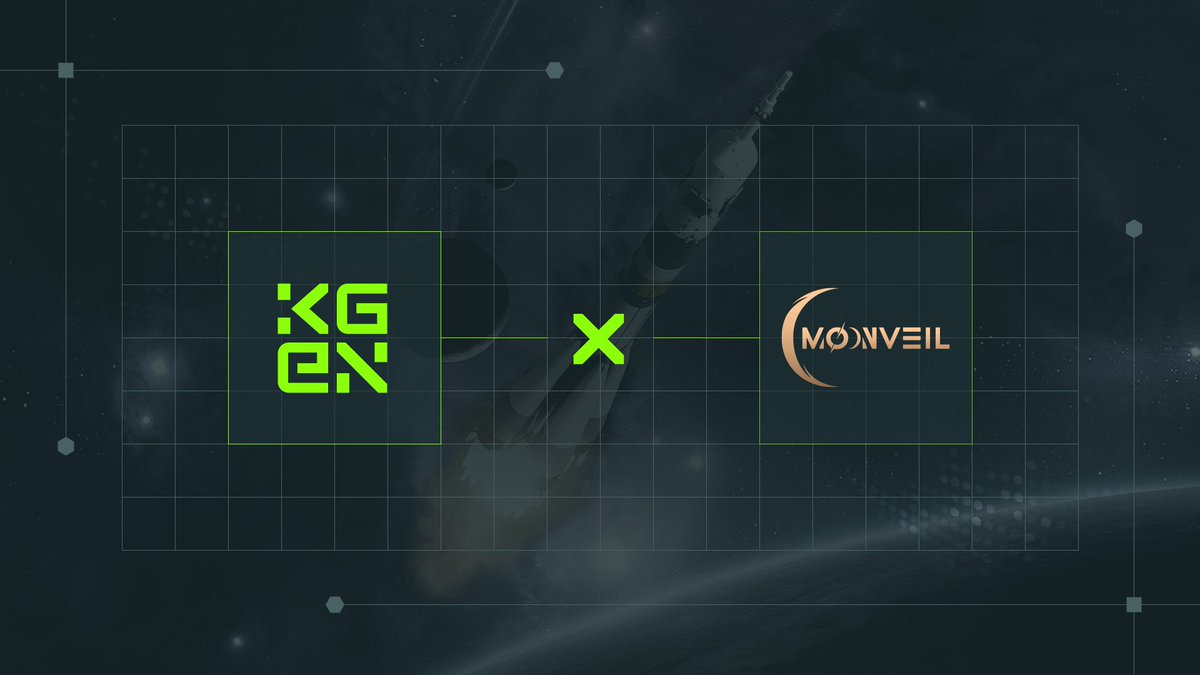 We are over the MOON with <a href="/Moonveil_Studio/">🌙Moonveil.gg</a>

Happy to announce our community collaboration with Moonveil 🌘

KGeN community will be participating in the ‘Rock'it to the Moon' event to earn their ecosystem rewards.

Join our Discord to learn more