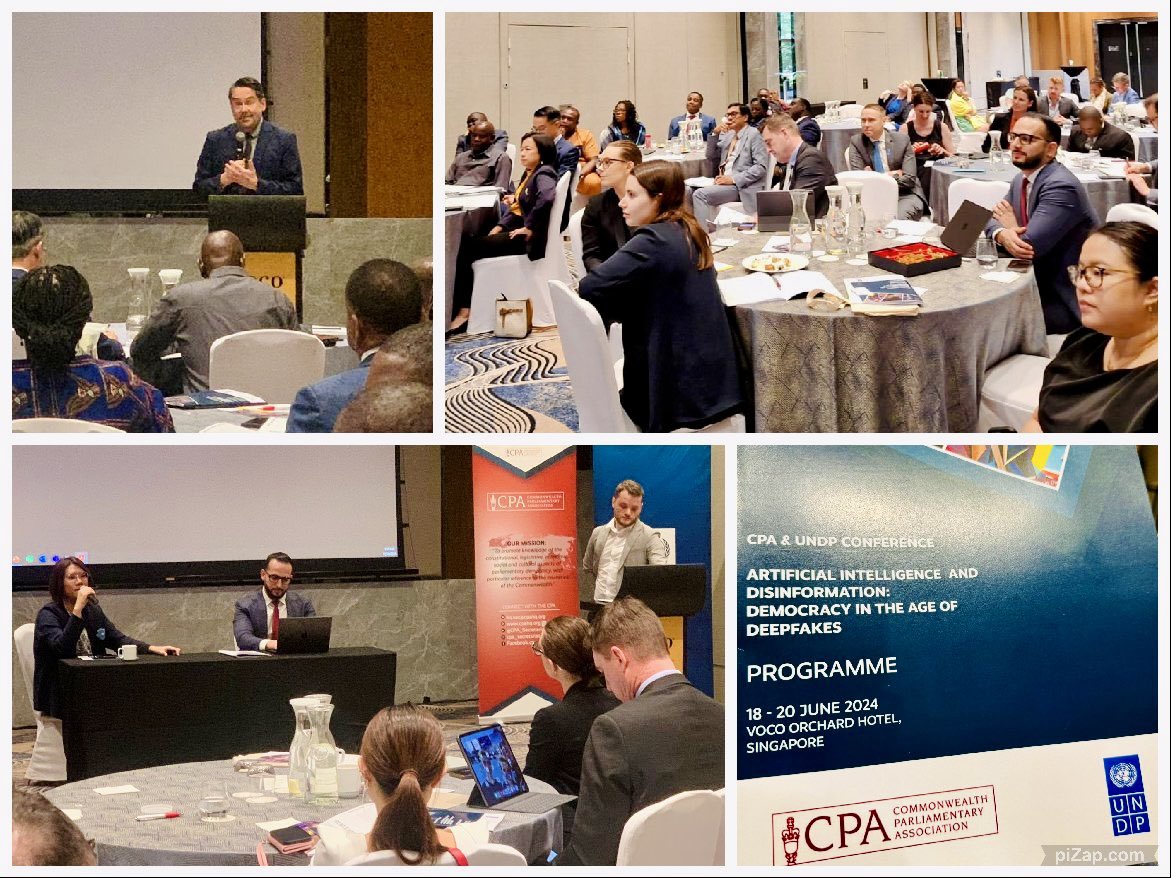UNDP Governance (@undpgov) on Twitter photo "Not all AI-generated content is meant to deceive; some is created to reinforce existing beliefs." <a href="/Osamaljaber/">Osama Aljaber</a> at <a href="/CPA_Secretariat/">Commonwealth Parliamentary Association (CPA) HQ</a> & <a href="/UNDP/">UN Development</a> conference on AI & Disinformation in Singapore 🇸🇬. #NoToHate "Not all AI-generated content is meant to deceive; some is created to reinforce existing beliefs." <a href="/Osamaljaber/">Osama Aljaber</a> at <a href="/CPA_Secretariat/">Commonwealth Parliamentary Association (CPA) HQ</a> & <a href="/UNDP/">UN Development</a> conference on AI & Disinformation in Singapore 🇸🇬. #NoToHate