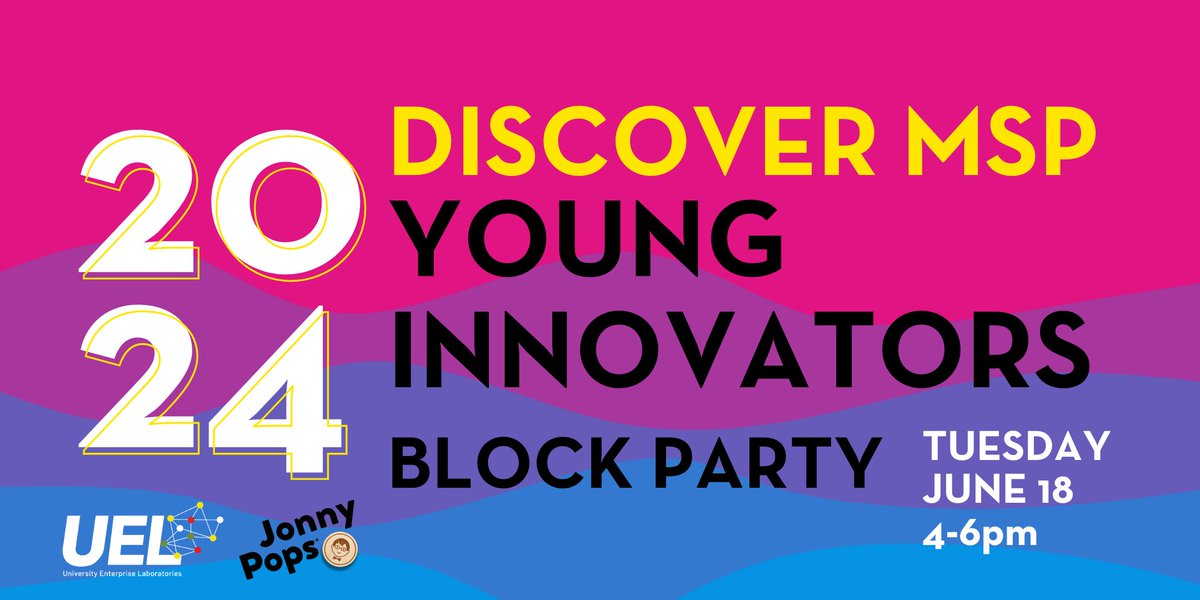 Today’s about celebrating ingenuity, creativity and bold steps while learning about startup resources, hearing from founders and touring startup labs. And no summer party is complete without Jonny Pops! 

hubs.li/Q02BXR0B0.