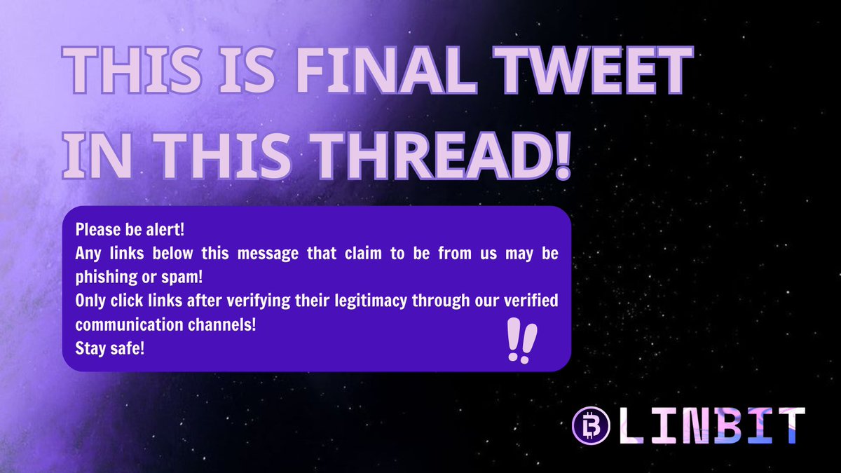 linbitio's tweet photo. More details will come from the LINBIT soon.

To stay in the loop:

✅ Follow LINBIT @linbitio
✅ Turn notifications on https://t.co/ggFBPmqJeL
