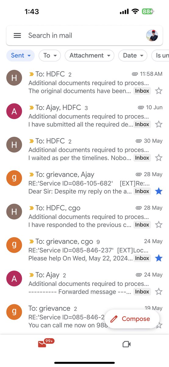 heyram612's tweet photo. @HDFCERGOGIC So many emails but no help! https://t.co/QSqEqFlUDO