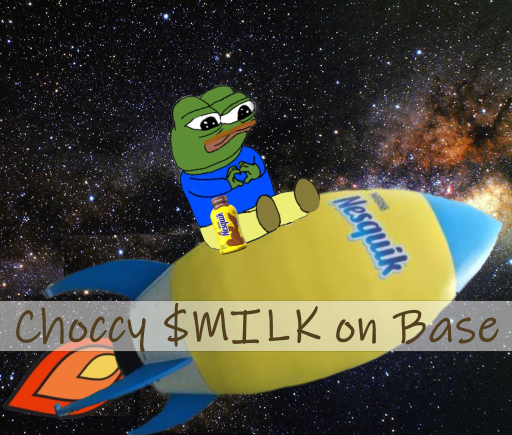 ChoccyMilkBase's tweet photo. @WhaleEverything Choccy $MILK is about to blast off too!

ca: 0x881a24be27c99fc4febbf6ed1e230d8a927fbd6f https://t.co/DK7dQLEEfh