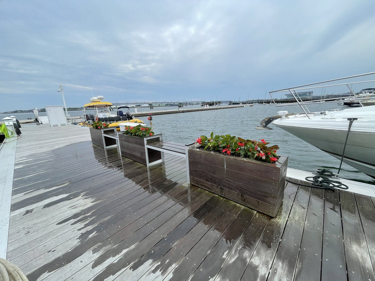 plantwerks's tweet photo. Dock side plantings! Not a bad way to spend the day! https://t.co/BVkiFW5kAf