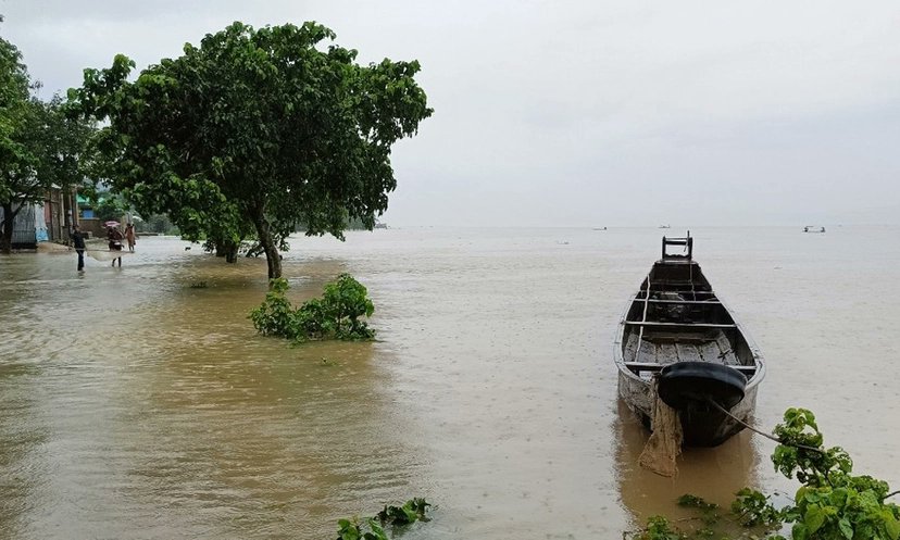 সুরমা নদীর পানি বিপৎসীমার ৬৯ সেন্টিমিটারের ওপর
