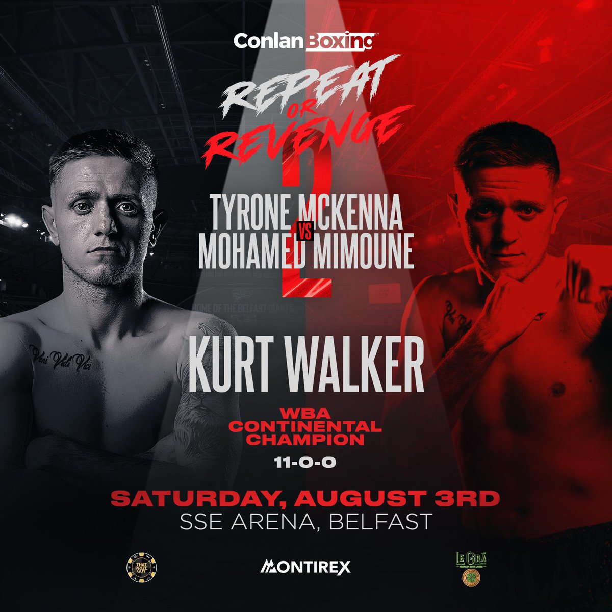 𝗔𝗨𝗚𝗨𝗦𝗧 𝟯𝗥𝗗 𝗞𝗘𝗘𝗣𝗦 𝗚𝗘𝗧𝗧𝗜𝗡𝗚 𝗕𝗜𝗚𝗚𝗘𝗥 ‼️

Reigning WBA Continental Champion Kurt Walker makes up fight number 11 on an already 𝗦𝗧𝗔𝗖𝗞𝗘𝗗 card!

📍SSE Arena | August 3rd | Live on DAZN