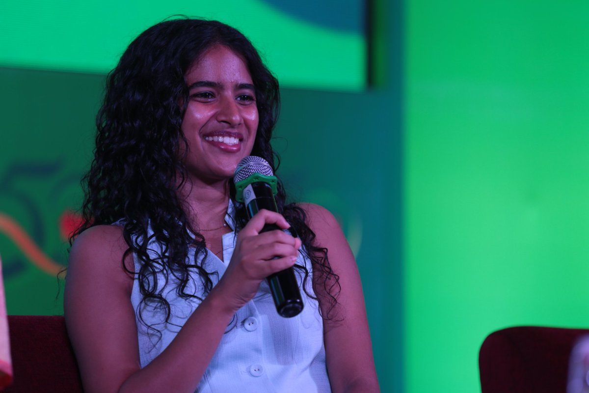 TERI (@teriin) on Twitter photo Speaking at the session, Ms <a href="/PrachiShe/">Prachi Shevgaonkar</a>, Founder & CEO, <a href="/cool_the_globe/">Cool The Globe</a>, said, "We believe when people like us come together to take action on #ClimateChange, miracles can happen."
#TERIat50 #GoldenJubileeCelebrations #50YearsofTERI Speaking at the session, Ms <a href="/PrachiShe/">Prachi Shevgaonkar</a>, Founder & CEO, <a href="/cool_the_globe/">Cool The Globe</a>, said, "We believe when people like us come together to take action on #ClimateChange, miracles can happen."
#TERIat50 #GoldenJubileeCelebrations #50YearsofTERI