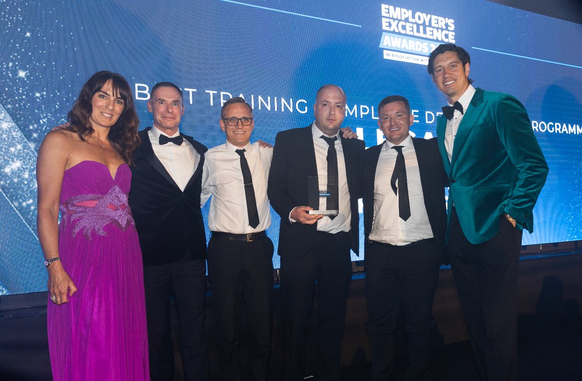 employersawards's tweet photo. The Best Training and Development Award goes to Legacie! Congratulations! 🏆

Highly commended goes to The Hut Group!👏🏼

#employersexcellenceawards #winners https://t.co/wA9PveOjm8