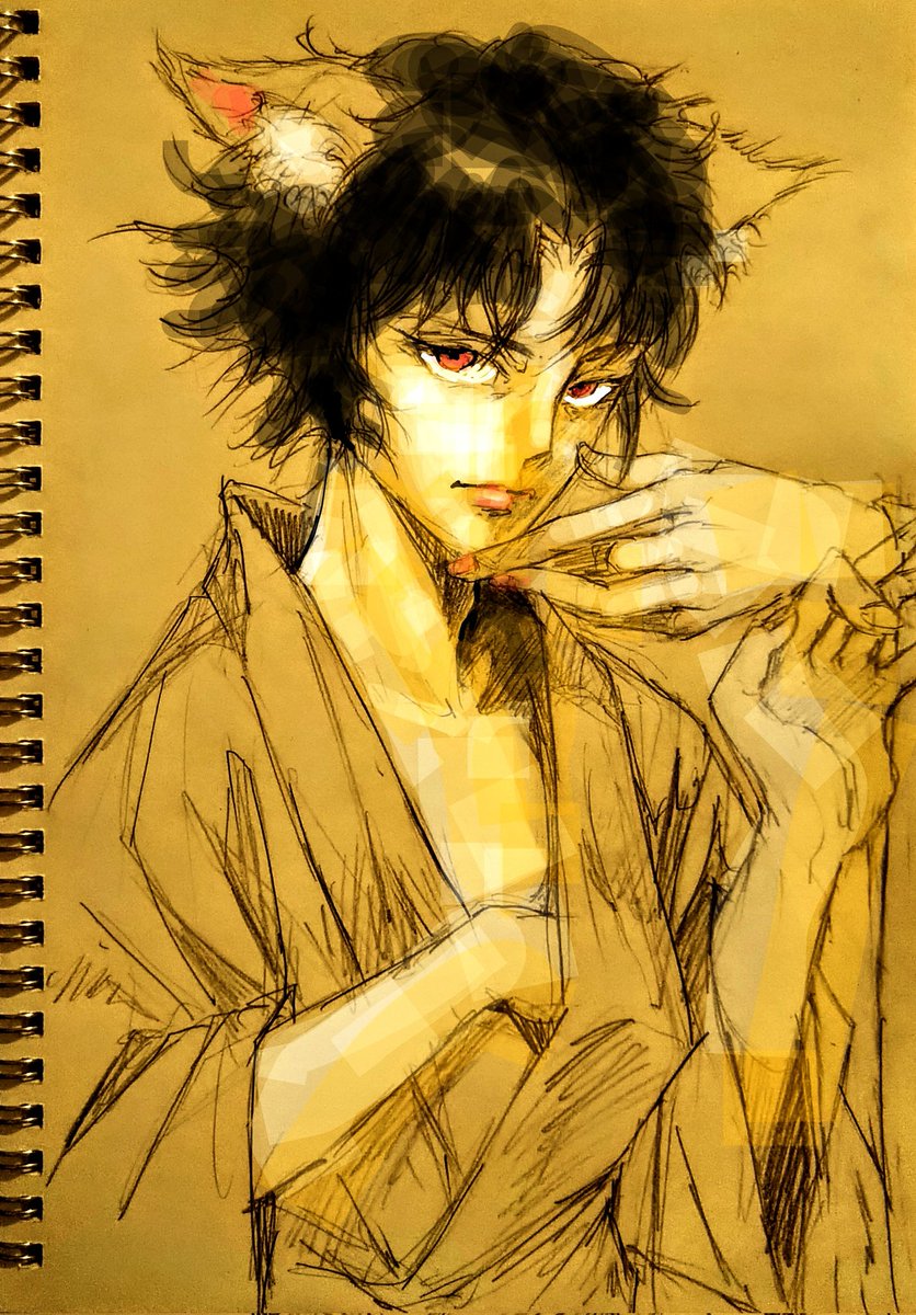 unitosarasa's tweet image. 気の無い猫

#DRAWING　#シャーペン　#SMARTPHONEprocessing
#ケモミミに会えるハッシュタグ