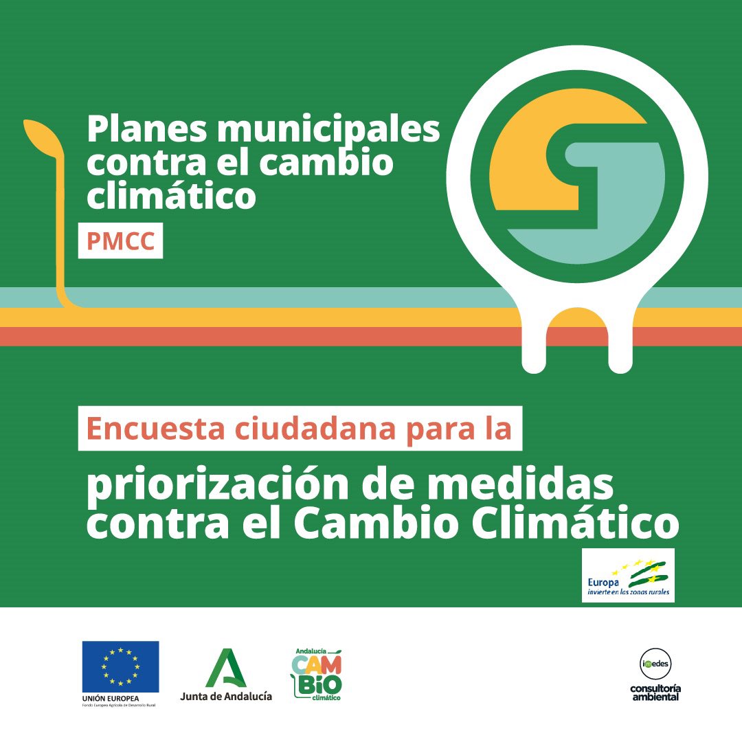MEDIO AMBIENTE|🌱 ¡Tu opinión cuenta! Desde los Planes Municipales Contra el Cambio Climático. Ayúdanosa definir las acciones más importantes en nuestra lucha contra el cambio climático. 🙌

👉Enlace a la encuesta: forms.office.com/e/Z06LtrRY7r?o…
#CambioClimático #JuntadeAndalucia