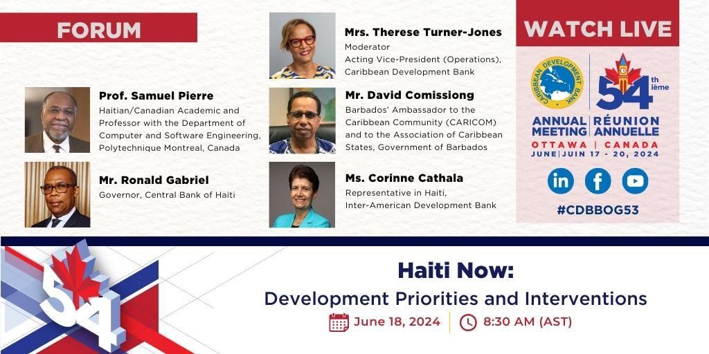 CCCEur's tweet image. FYI: @Caribank From 'Haiti Now: Development Priorities and Interventions.'  buff.ly/4cmFuCj #Caribbean #CaribbeanDevelopmentBank #AGM #Haiti #DevelopmentPriorities #Interventions