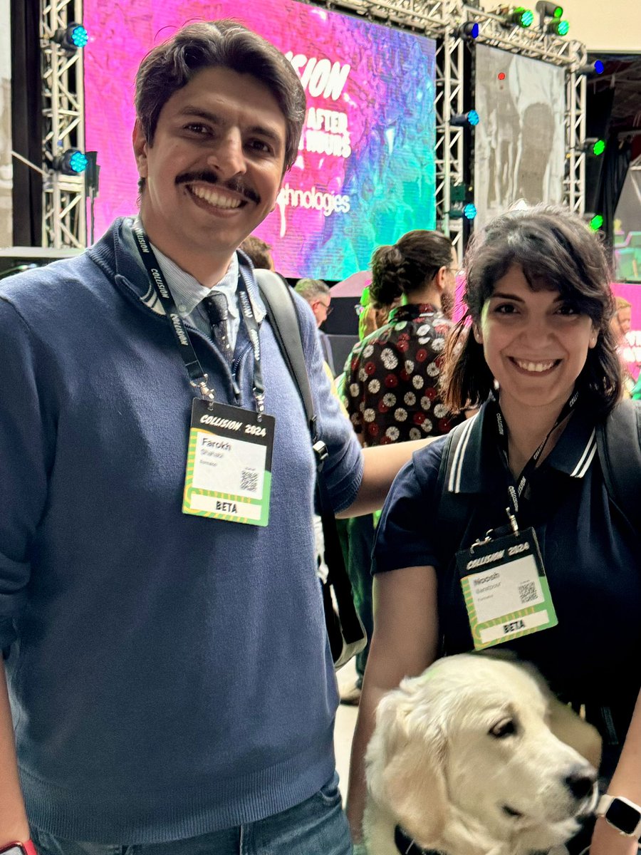 This year’s <a href="/CollisionHQ/">Collision Conf</a> has begun and <a href="/formaloo/">Formaloo</a> team is ready to rock it! 💪🤘

Come and visit us at booth No. 802 in AI track and let’s grab a coffee and chat.

P.S. Our chief happiness officer should be present in every photo, of course 😂