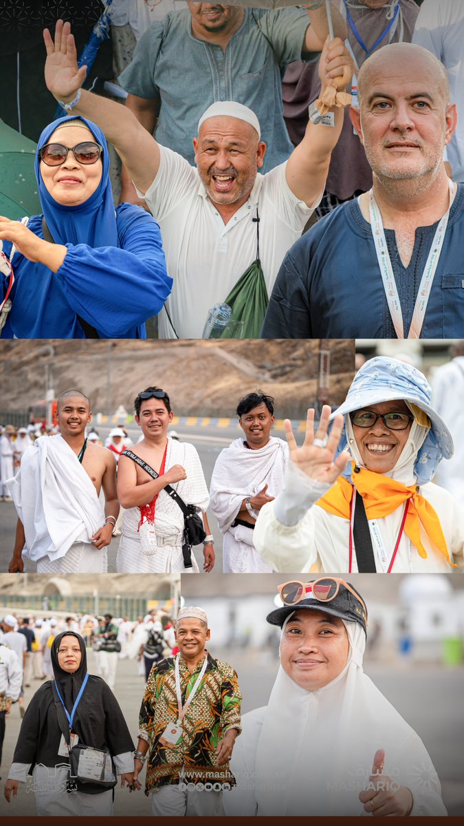 The most valuable reward we can receive is the smile of the pilgrims.

#Hajj1445
