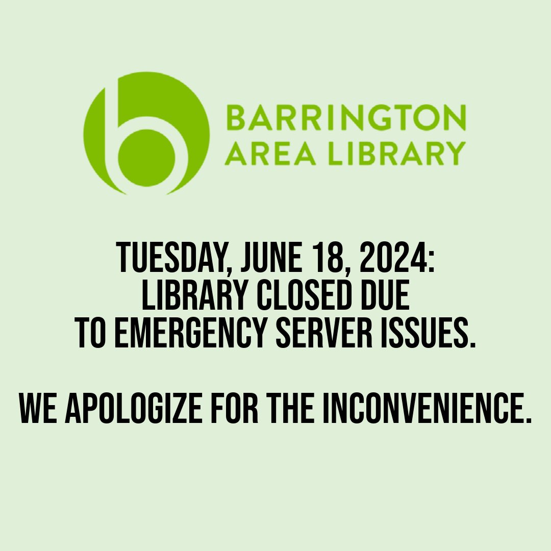 Tuesday, June 18, 2024: the Library will be closed today due to emergency server issues.