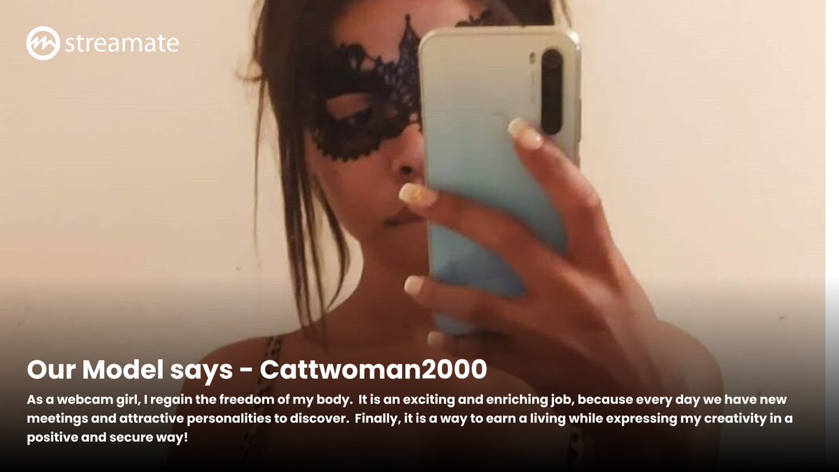 As a webcam girl, I regain the freedom of my body.  It is an exciting and enriching job, because every day we have new meetings and attractive personalities to discover. 
Finally, it is a way to earn a living while expressing my creativity in a positive and secure way! #ourmodels