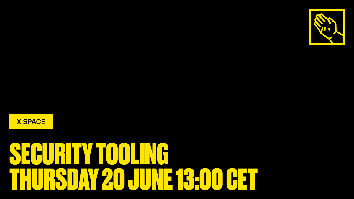 Hey everyone!

We are glad to announce that on Thursday, we will host an X space where <a href="/turbofakesmile/">Yehor Δ</a> and <a href="/urbittesweet/">Nikita Kirillov</a> will talk about our security tooling research and recent Slitherin updates. The main goal is to show the current state of the tooling and its performance and