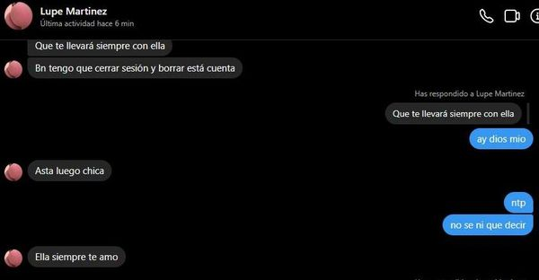 enchanteforest1's tweet photo. Me acaban de Avisar
Para las que conocieron a Lupe Martínez cm yo en caso de yo y ella fuimos novias ya hace tiempo pero terminamos...
Así que aquí le doy un no se ni como reaccionar a esta noticia me dejo en Sorpresa y tristeza, que descanse en paz Lupe Martínez se te amo https://t.co/mWBaPFo76z