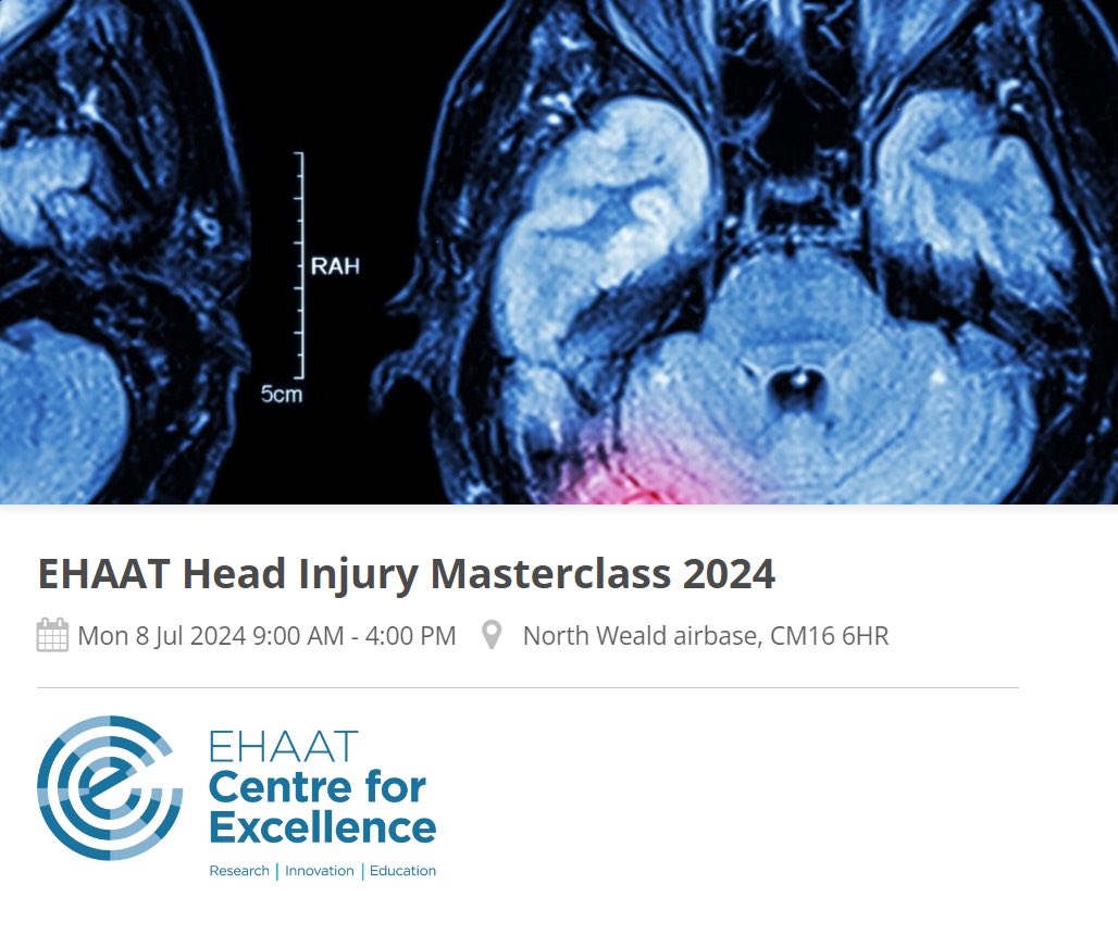 ehaatClinical (@ehaatclinical) on Twitter photo We are very excited to be offering this bespoke one day course forĀ ambulance clinicians interested in improving care for patients with head injuries! <a href="/EastEnglandAmb/">EEAST Ambulance Service</a> buytickets.at/essexhertsaira⦠We are very excited to be offering this bespoke one day course forĀ ambulance clinicians interested in improving care for patients with head injuries! <a href="/EastEnglandAmb/">EEAST Ambulance Service</a> buytickets.at/essexhertsairaā¦