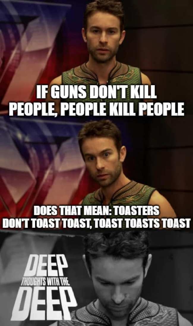 Think the Deep might be going woke here ngl....