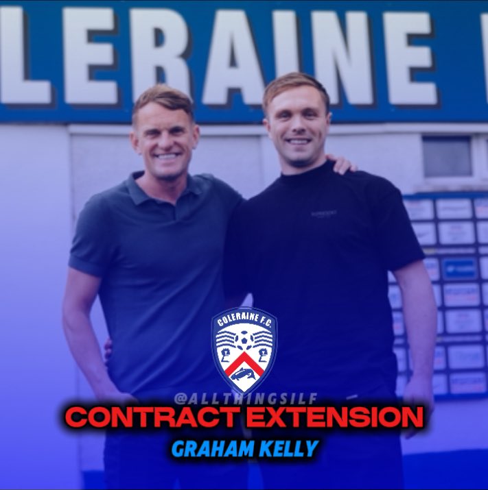 AllThingsILF's tweet image. ✍🏻 Coleraine centre-half Graham Kelly (26) has signed a contract extension with the club.

#ColeraineFC #IrishLeague